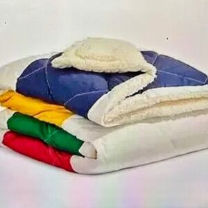 Hudson's Bay Stripes HBC Bold Stripe Down-Filled Cabin Throw FREE SHIPPING